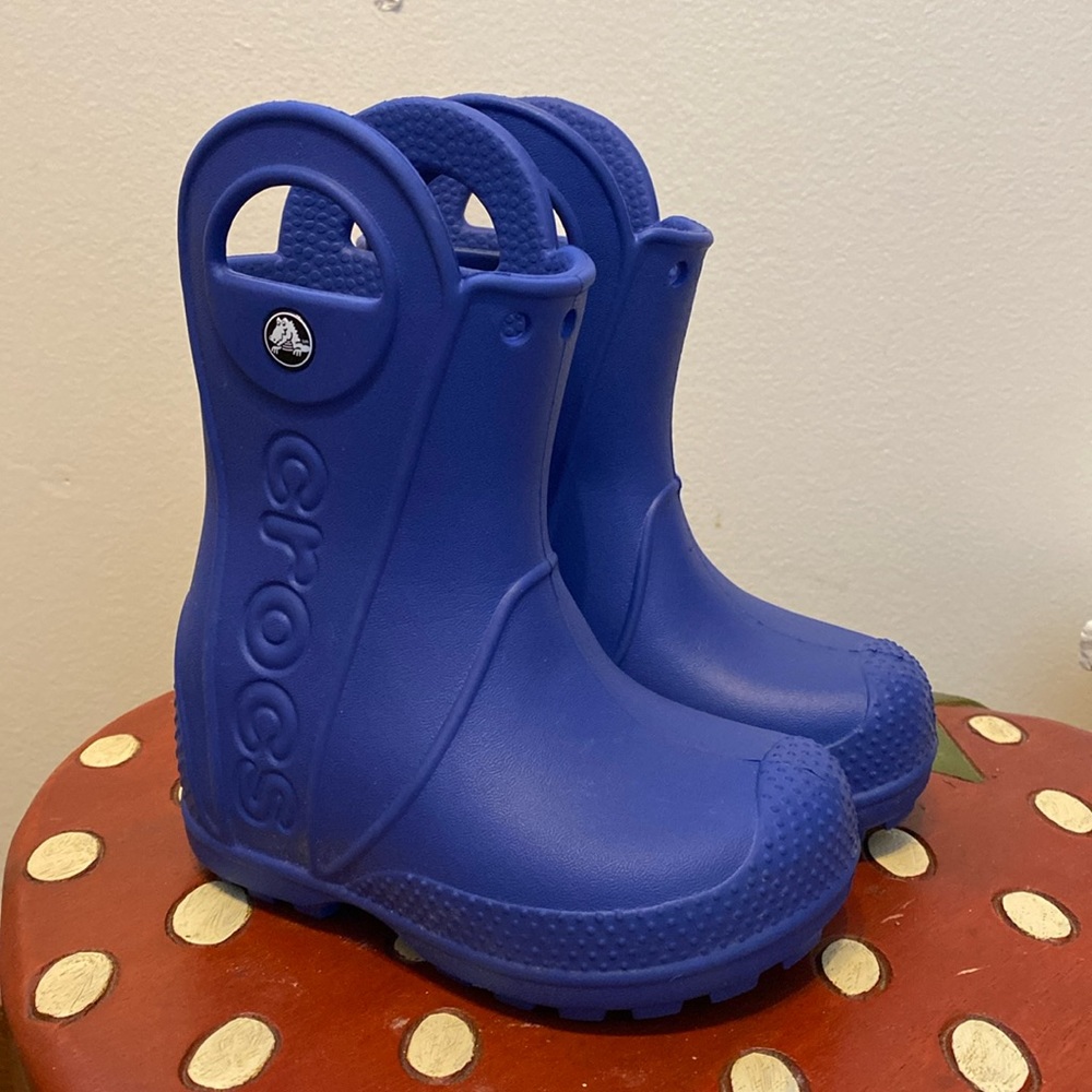 Crocs unisex baby Handle It rain boots